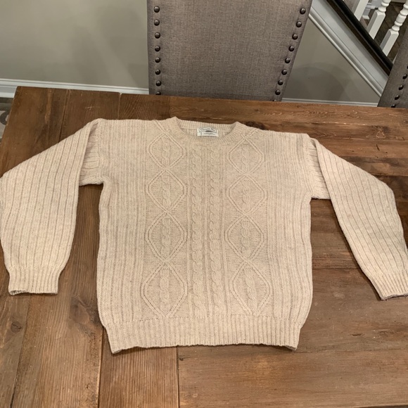 Dior Other - Vintage Christian Dior Wool Cable Sweater Men’s L